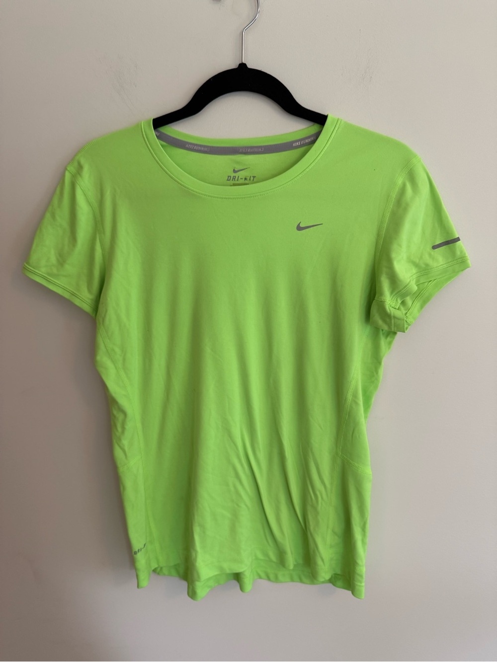 Nike Women's Dri-FIT Neon Green Workout Shirt